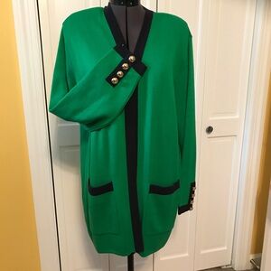 Doncaster Large Green cardigan sweater